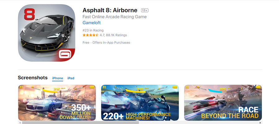 Asphalt 8