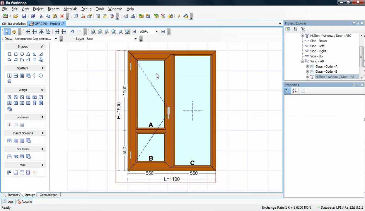 Window and door quoting software