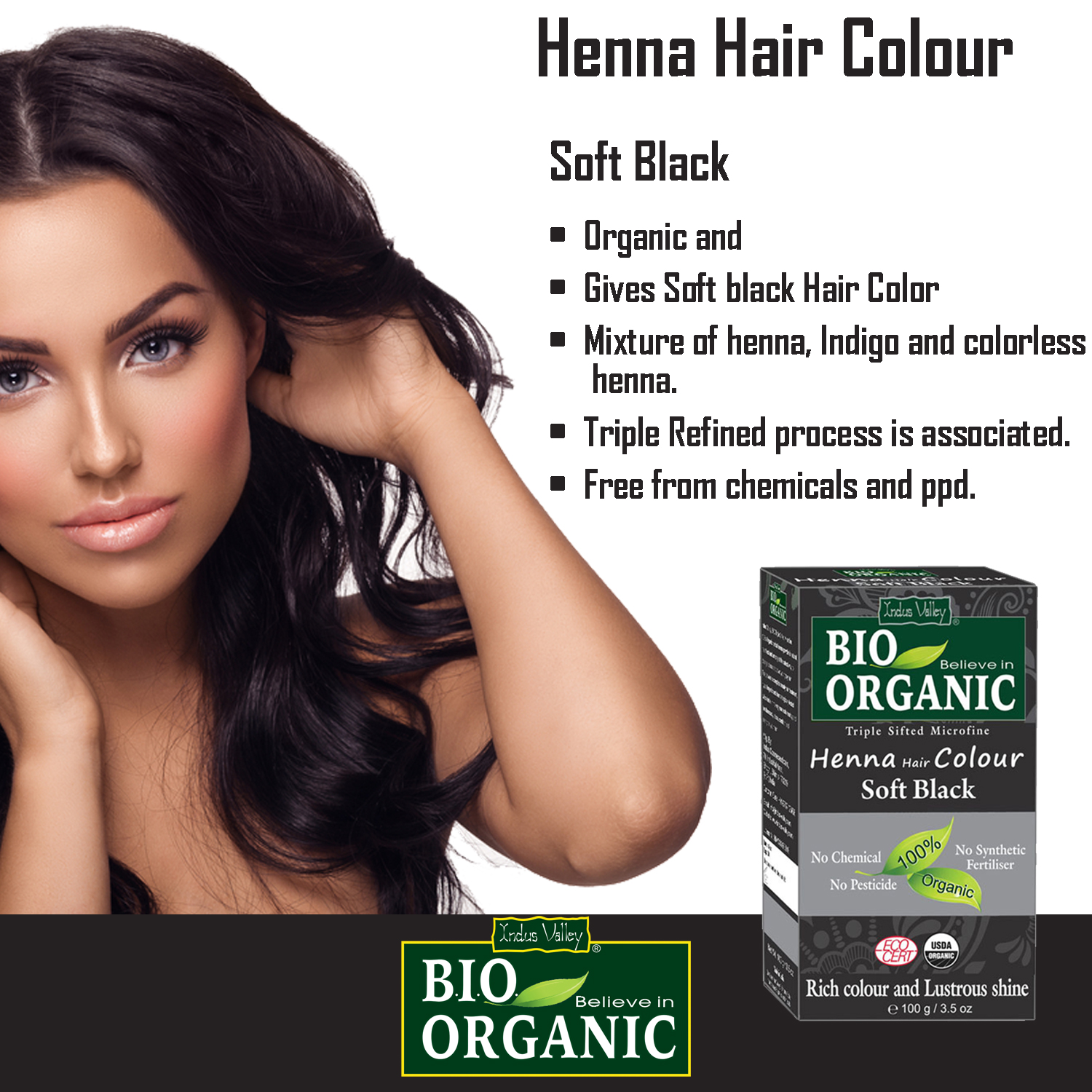 Henna hair color